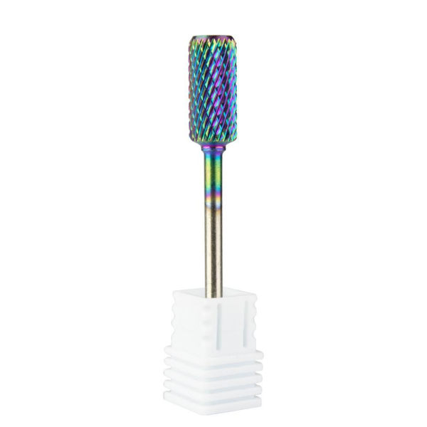 Metalslibestykker (diamantskærer) - Cylinder - Rainbow 09 Multicolor