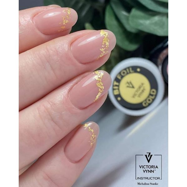 Nagel folie - 3D Glas #4 Gold