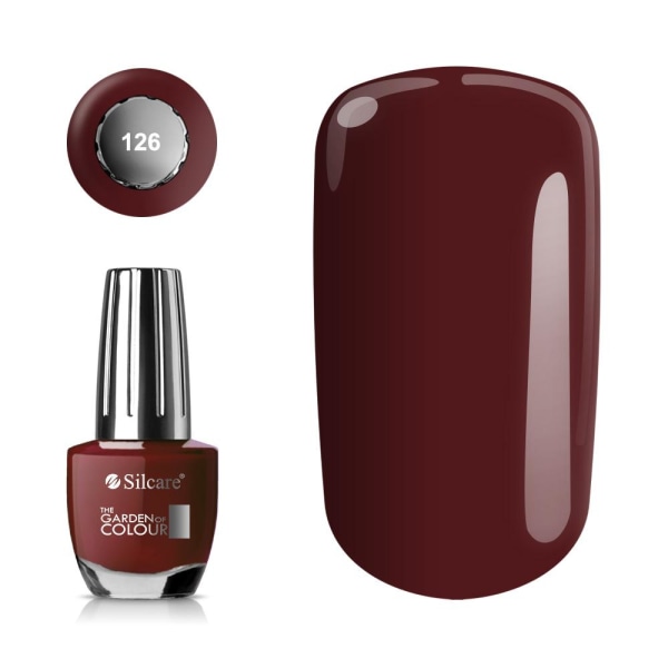 Silcare - Garden of Color - Neglelak - 126 - 15 ml Dark red