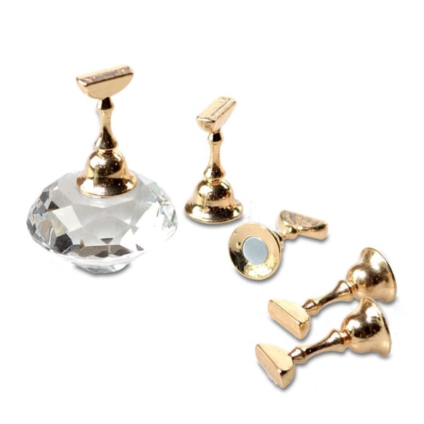 Tipp display - Magnetisk - Kristall kula / Guld #4 Crystal
