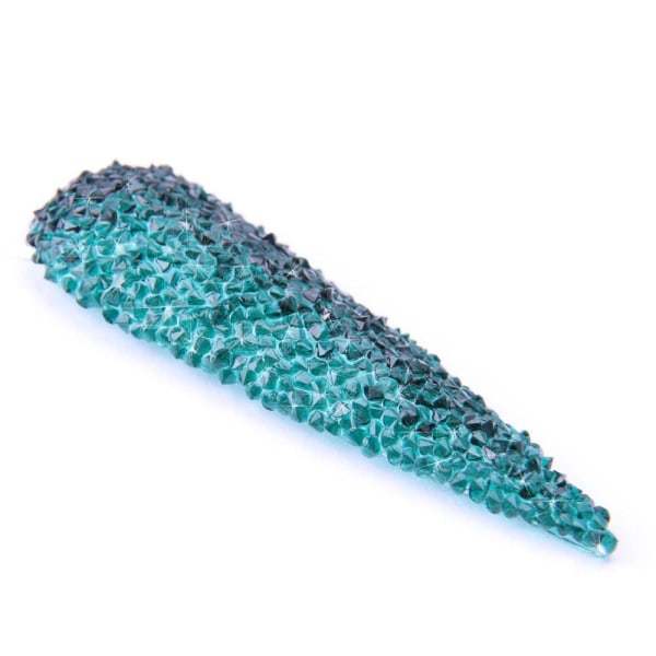 Krystalsten (Glas) - 1 mm - 200-300 stk - 17 Turquoise