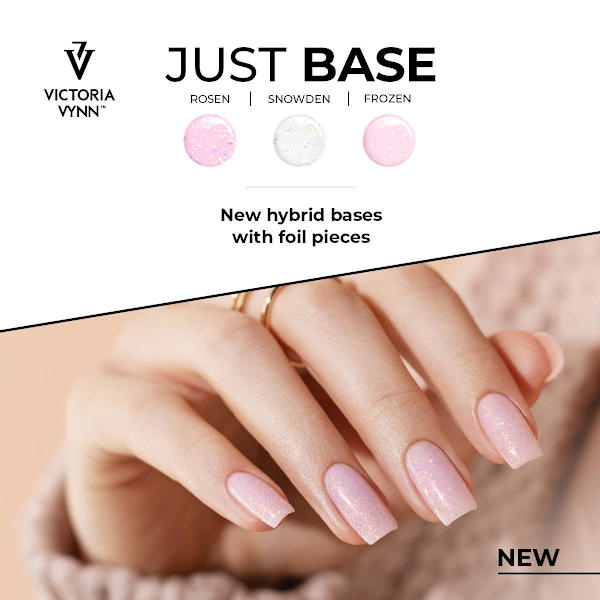 Base - Gel Polish - Just Base - Rosen - 8 ml - Victoria Vynn Rosa