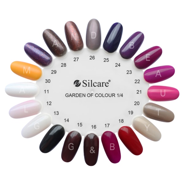Silcare - Garden of Colour - Nagellack - Sand - 117 - 15 ml Ljusblå