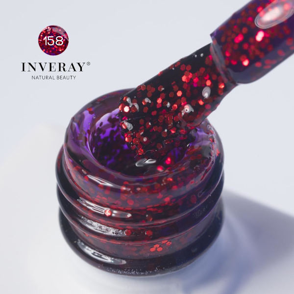 Inveray - Luxury Collection - Gellack - 158 Secret Kiss Vin, röd