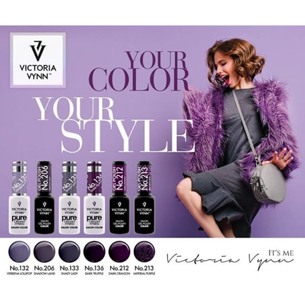 Victoria Vynn - Pure Creamy - 132 Varbena Lollipop - Gellack Purple