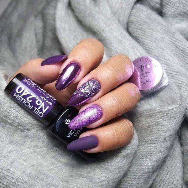 Effektpulver / Krom - Lilac - 2g - Victoria Vynn Purple