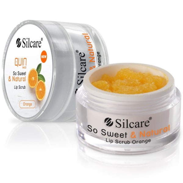 Silcare - Lip Scrub - QUIN - So Sweet & Natural Orange 15g Orange