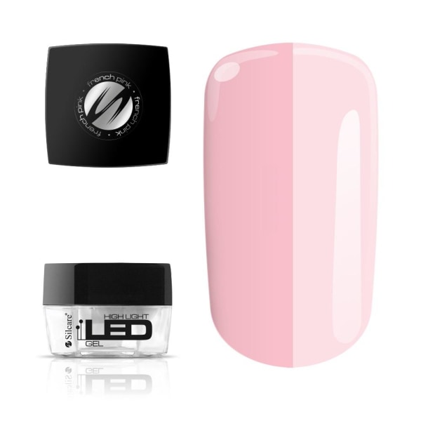 High Light LED Gel - Builder French Pink - 30 g - Silcare Pink