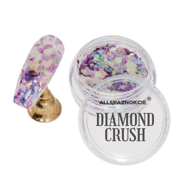 Nagelglitter - Diamond Crush - 04 Lila