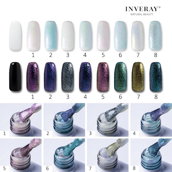 Inveray - Gellack - FROSTH N°4 - Sparkly fogg Turkos
