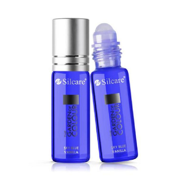 Nagelbandsolja - 11 ml roll-on - Vanilj - Silcare Blue