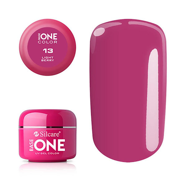 Base one - Color - UV Gel - Light Berry - 13 - 5 gram Rosa