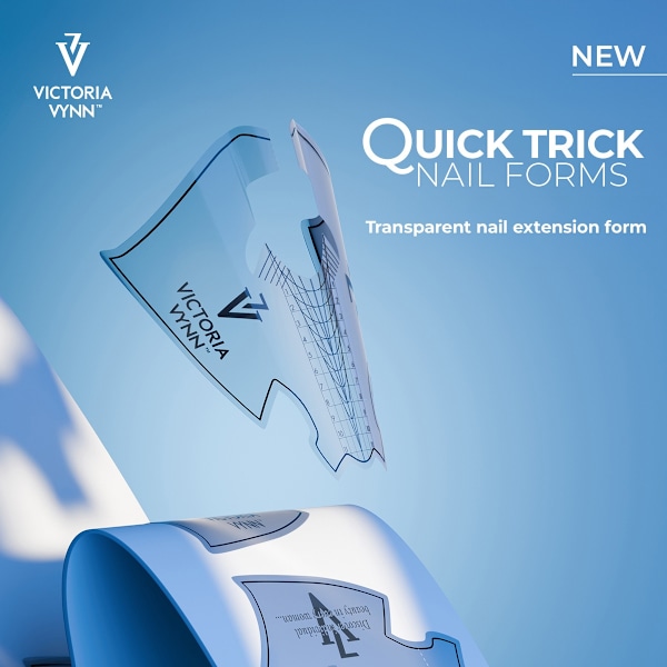 Nagelmallar - 400 st Quick Trick - Victoria Vynn Transparent