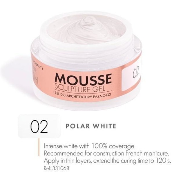 Victoria Vynn - Mousse Sculpture gel - 50ml - Polar White 02 White