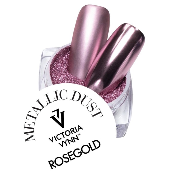 Effektpudder / Krom - Rose Guld - 2g - Victoria Vynn Purple