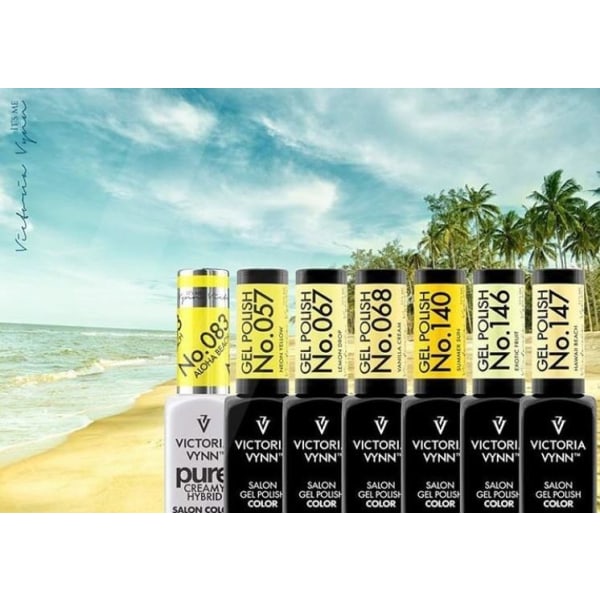 Victoria Vynn - Gel Polish - 067 Lemon Drop - Gellack Gul