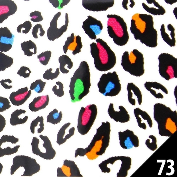 Nagelfolie / folie - för nageldekorationer - #073 - 100 cm multifärg