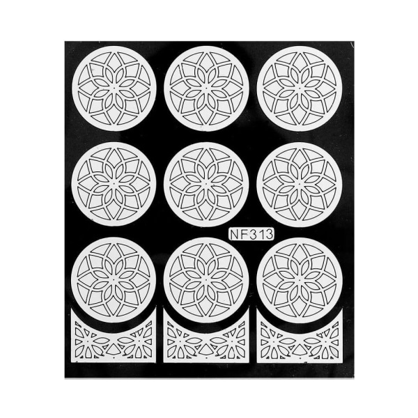 Kynsien koristelu - Malli maalausta varten - NF313 Multicolor