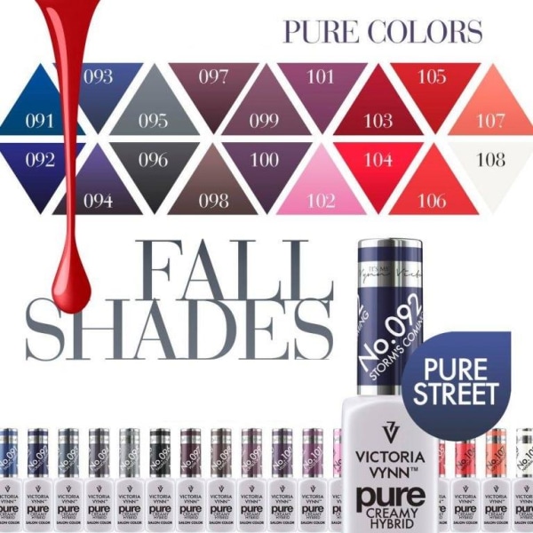 Victoria Vynn - Pure Creamy - 103 Fiery Fuchsia - Gellack Wine red