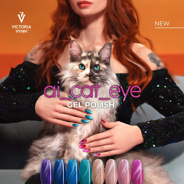 Victoria Vynn - Gel Polish - 398 Viv - Cat Eye - Gellack Rosa