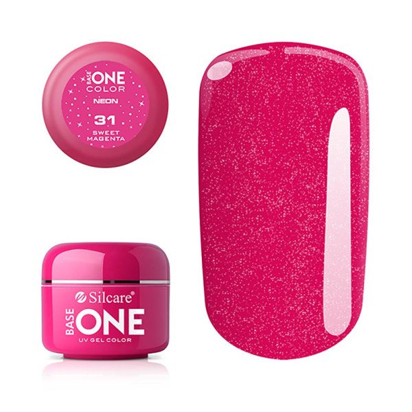 Base one - UV Gel - Neon - Sweet Magenta - 31 - 5 gram Pink