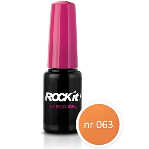 Silcare - Rock IT - Hybrid gel - 8g - Färg: #063 Orange