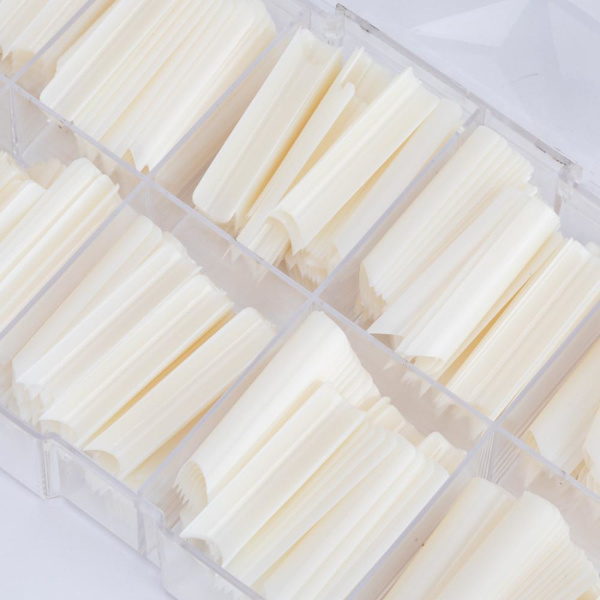 Neutrala - Square XXL tippar medium i box - 500 st White
