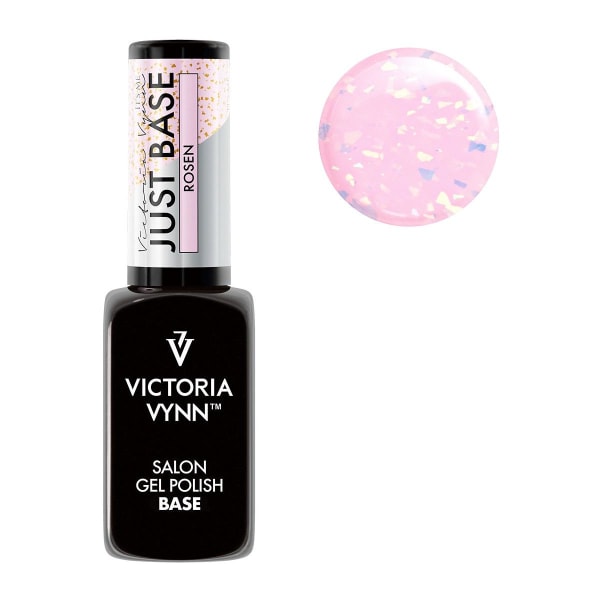 Pohja - Geelilakka - Just Base - Rosen - 8 ml - Victoria Vynn Pink