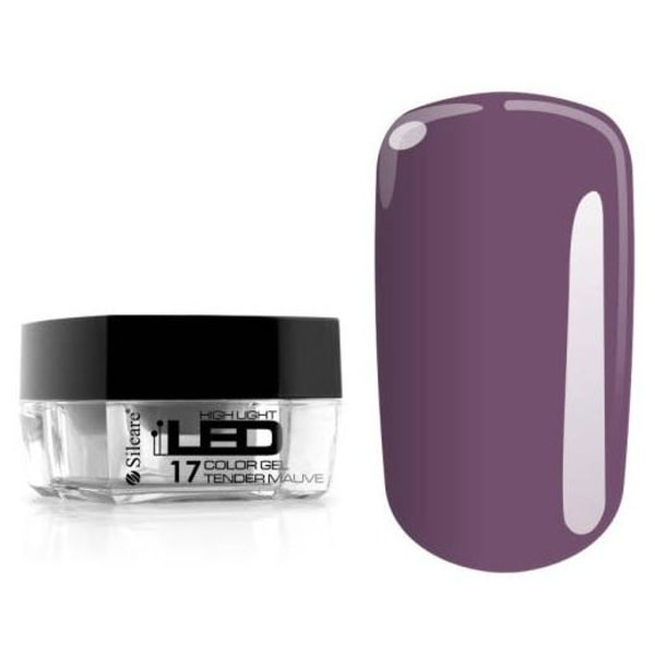 High Light LED Gel - Tender Mauve - 17 - 4 g - Silcare Lila