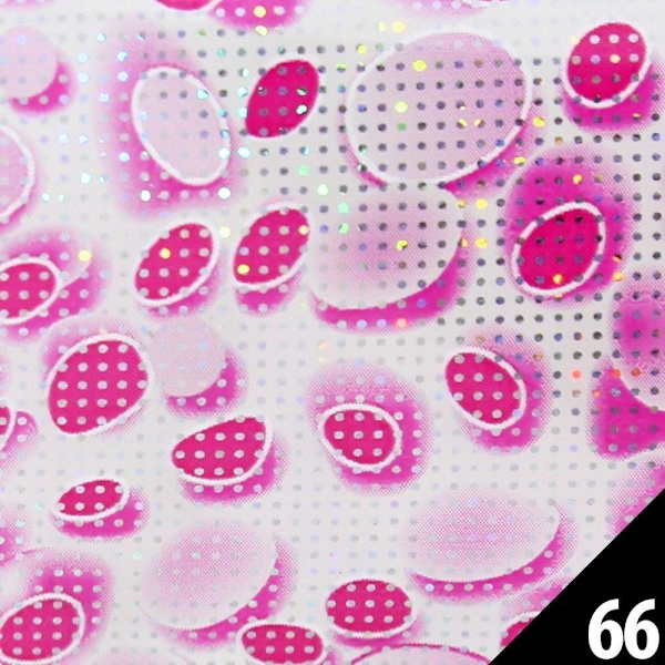 Nagelfolie / folie - för nageldekorationer - #066 - 100 cm multifärg