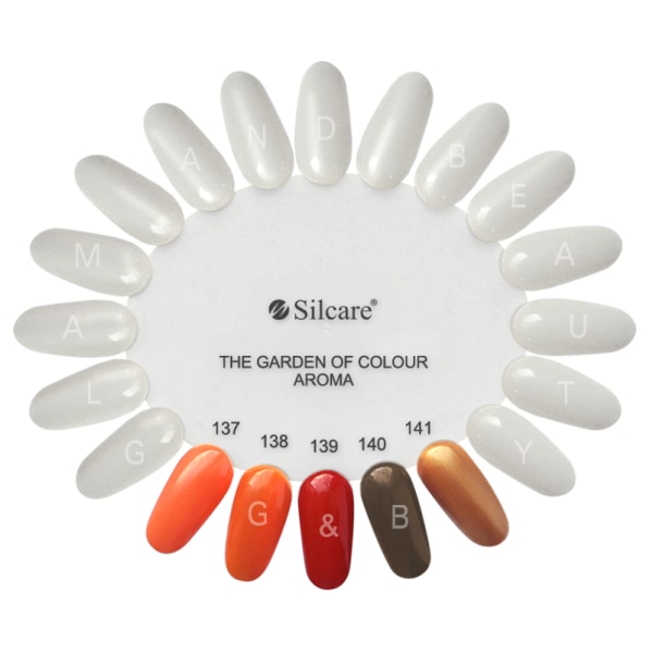Silcare - Garden of Colour - Nagellack - 3D - 165 - 15 ml multifärg