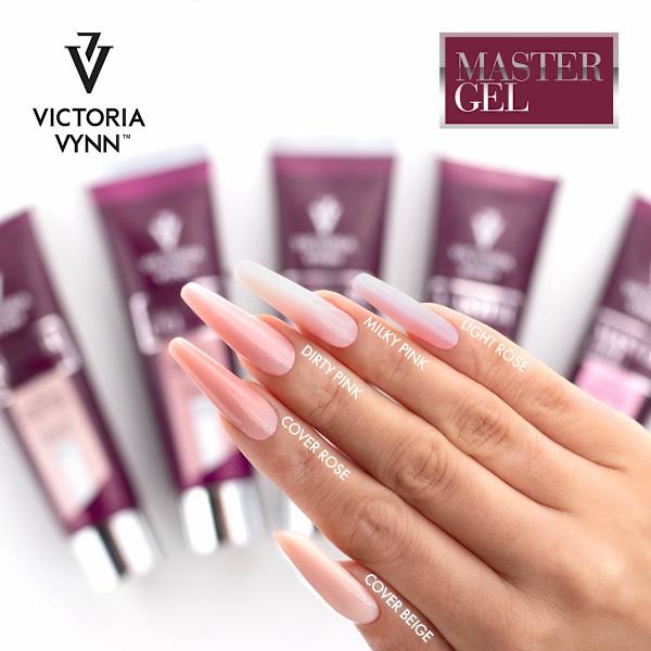 Akrylgel - Master gel - Milky Pink 60g 10 - Victoria Vynn Ljusrosa