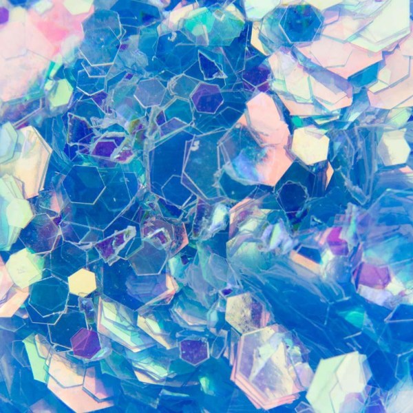 Negleglitter - Diamond Crush - 11 Light blue