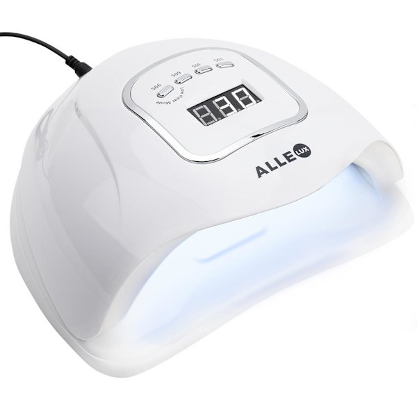 UV/LED 150W - Nagellampa - Allelux X5 Max - Vit Vit