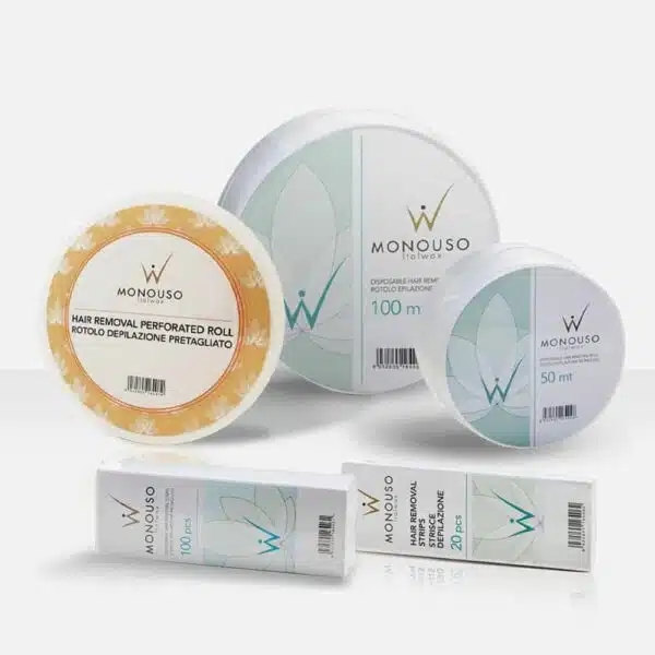 20st Depilation strips för vaxning - Monouso - Italwax White
