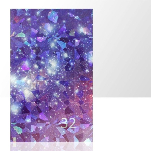 Nagel folie - Laser effect - 015 - 96 Multicolor