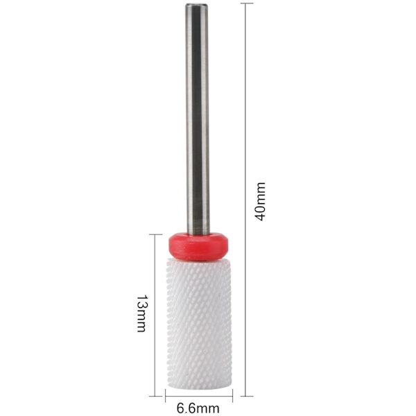 Keramisk slip bits - Vit / Röd - A0713T-F multifärg