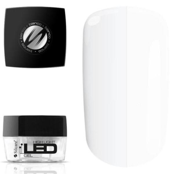 High Light LED Gel - Builder Bianco - 15 g - Silcare White