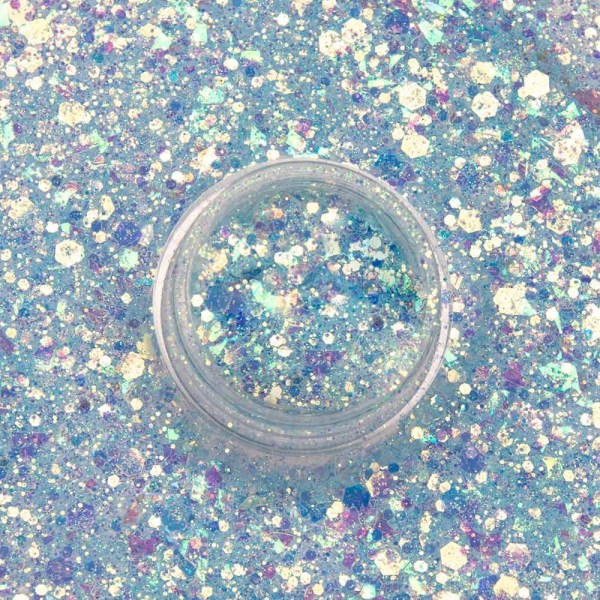 Glitter - Mix - Princess - 05 Ljusblå