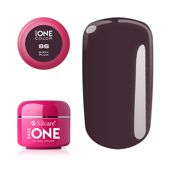 Base one - Color - UV Gel - Dirty Plum - 86 - 5 gram Rosa