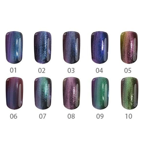 Base one - UV-geeli - Kameleontti - Charming Day - 01 - 5 grammaa Multicolor