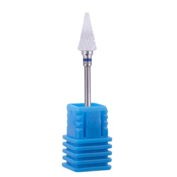 Keramisk slip bits - Vit / Blå - Triangel kon - M 3/32 White