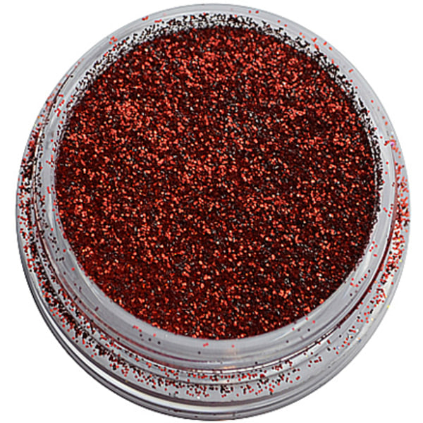 Blood red glitter - Hex - 0,2 mm