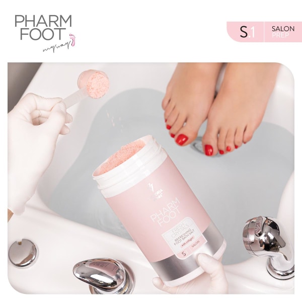 Pharm foot - Fresh Crystals - Fotbadsalt 1250g Vit