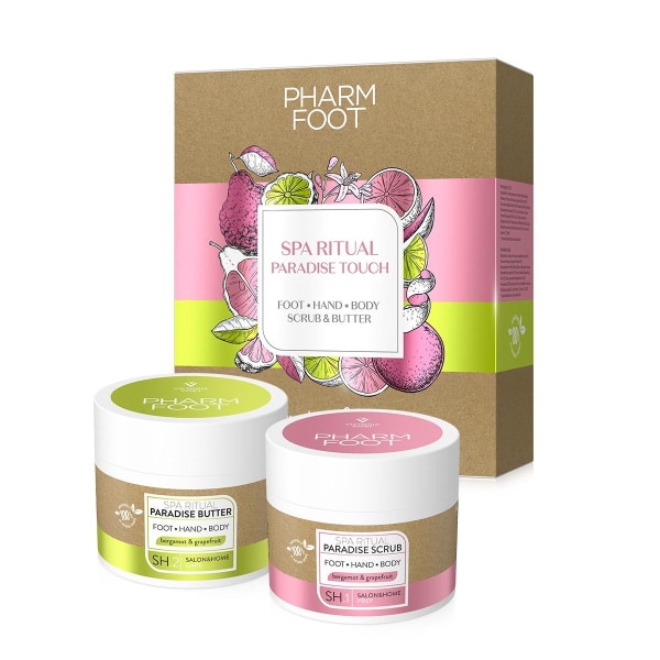 Spa Ritual - Paradise Touch set - Scrub + Butter - Pharm Foot White