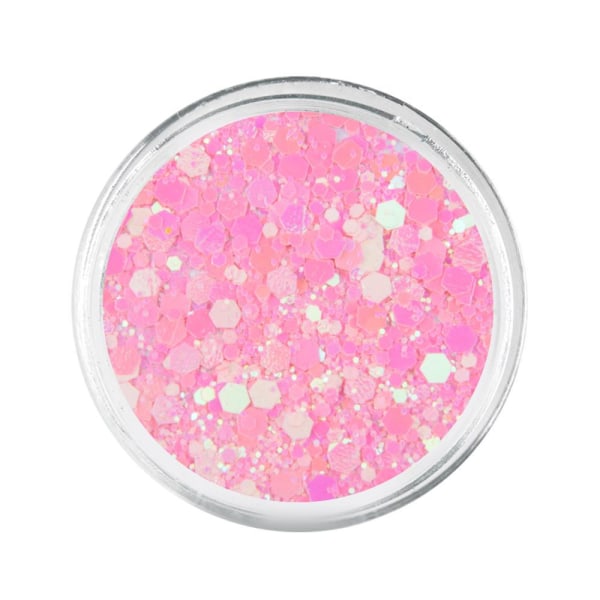 Glitter - Hexagon - Primavera - 05 Pink