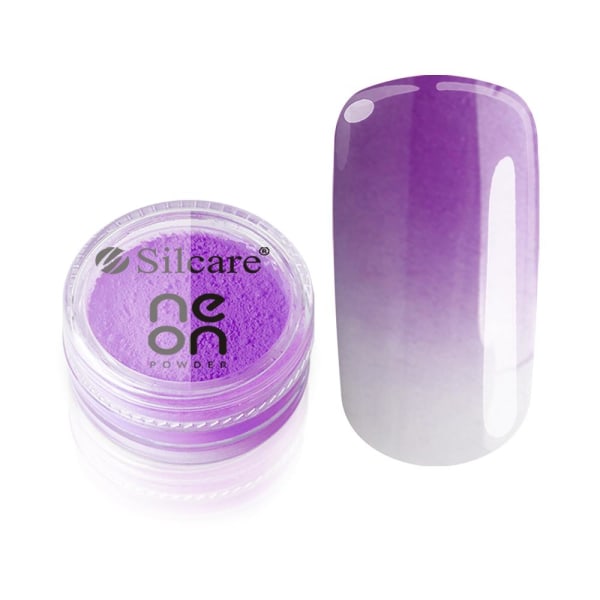 Silcare - Neon Powder - 08 - Lilla - 3 gram Purple