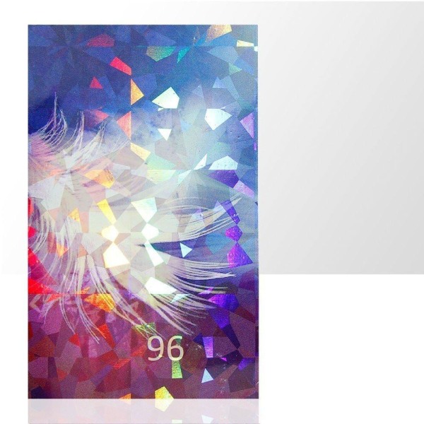 Nagel folie - Laser effect - 013 - 37 Multicolor