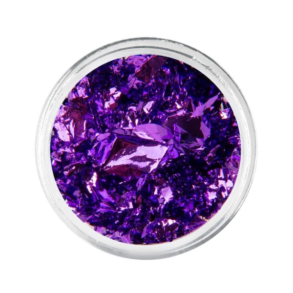 Kynsikoristeet - Metalli/Alu-hiutaleet - 08 Purple