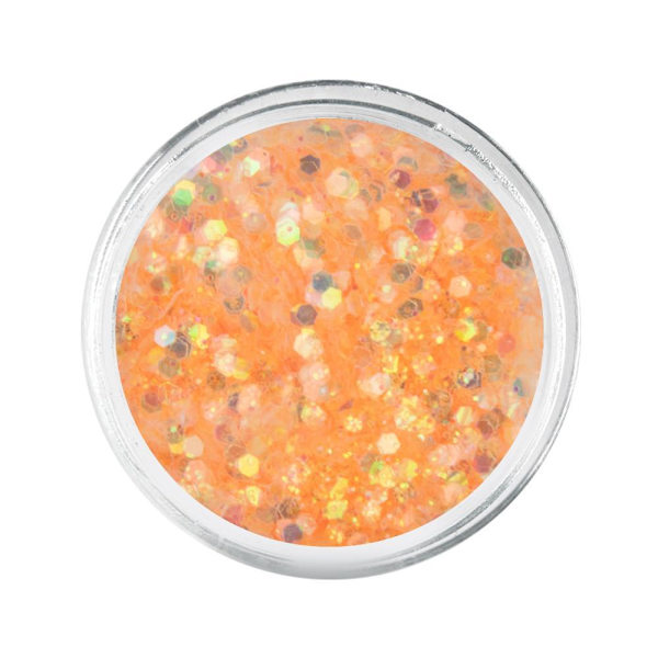 Nagelglitter - Wink Effect - Hexagon - 29 Orange